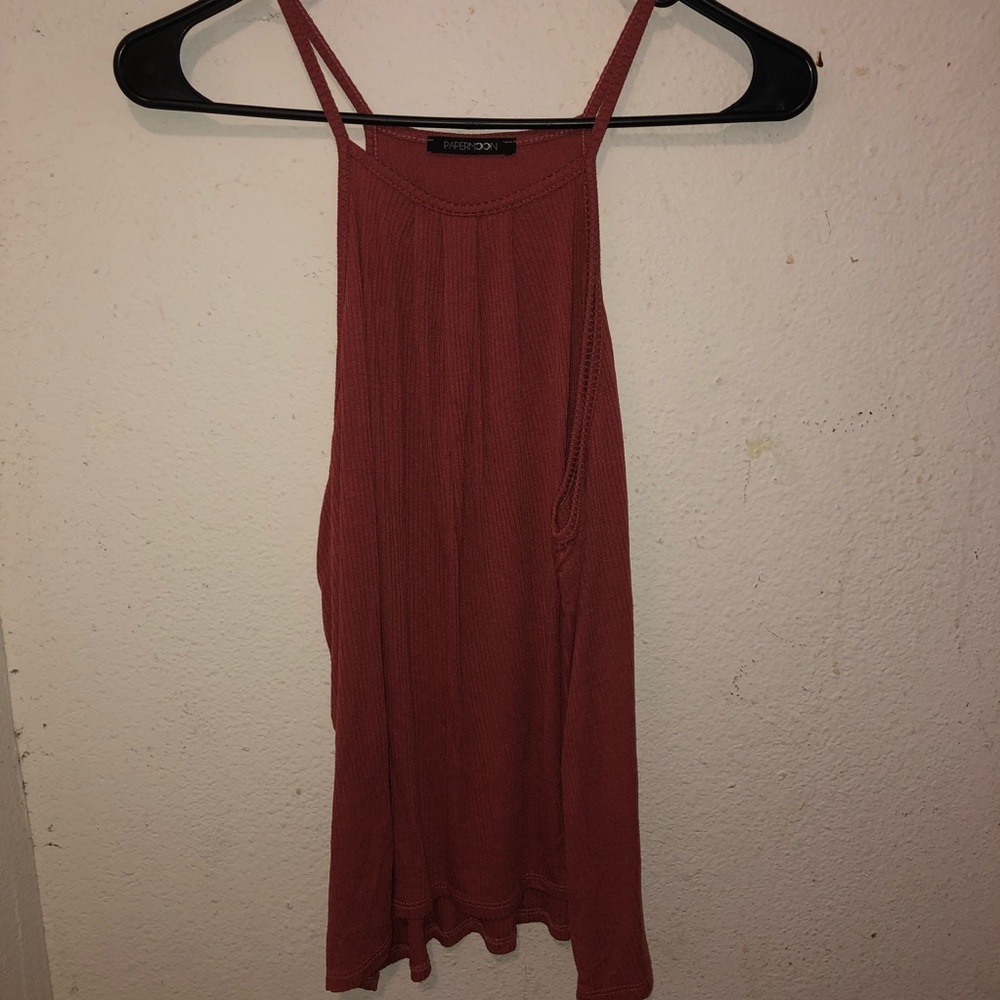 High neck tank top